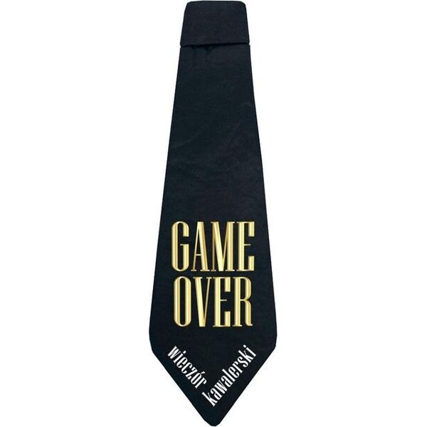GoDan Krawat Game Over 10x32cm