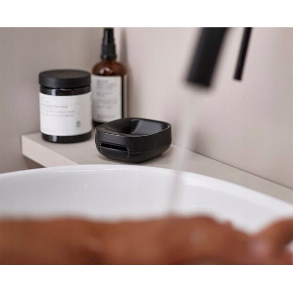 Joseph Joseph Joseph Joseph Slim Compact Soap Dish black