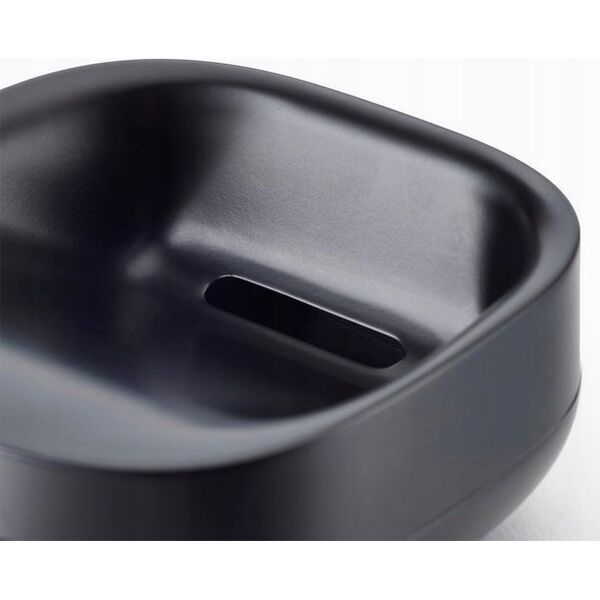 Joseph Joseph Joseph Joseph Slim Compact Soap Dish black