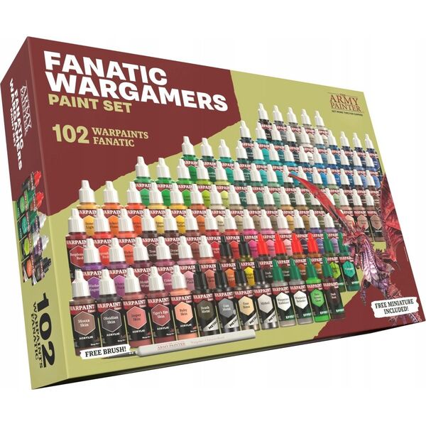 Army Painter The Army Painter: Warpaints - Fanatic - Wargamers Paint Set