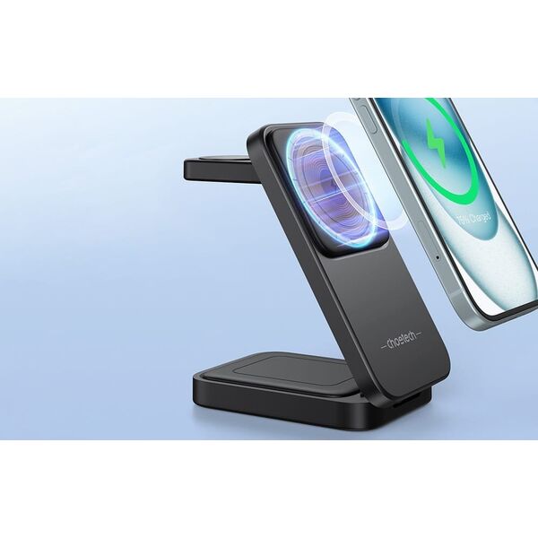 Ładowarka Choetech Ładowarka magnetyczna 3w1 Choetech T611-F 15W do iPhone z serii 12/13/14/15