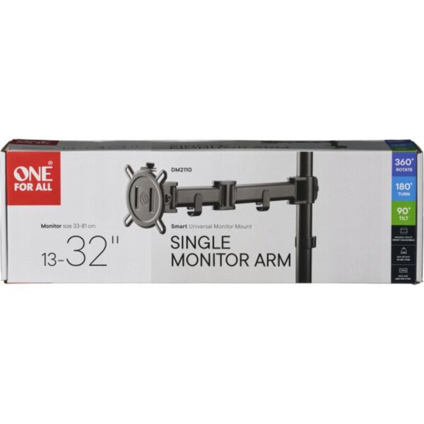 One For All One for All Monitor Mount Smart Single Black       DM 2110