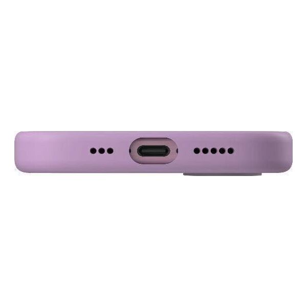 Uniq Etui UNIQ Lino Hue Apple iPhone 16 Magclick Charging różowy/grape pink