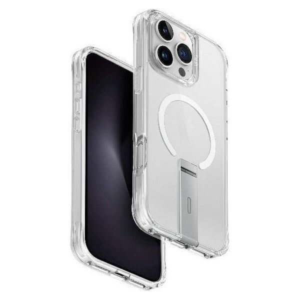 Uniq Etui UNIQ Eleva with Vertica Stand Apple iPhone 16 Pro Max przeźroczysty/lucent clear