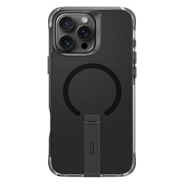 Uniq Etui UNIQ Eleva with Vertica Stand Apple iPhone 16 Pro Max czarny/carbon black