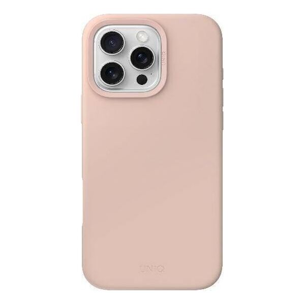 Uniq Etui UNIQ Lino Hue Apple iPhone 16 Pro Max Magclick Charging różowy/blush pink