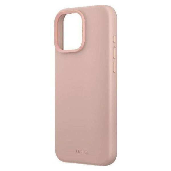 Uniq Etui UNIQ Lino Hue Apple iPhone 16 Pro Max Magclick Charging różowy/blush pink