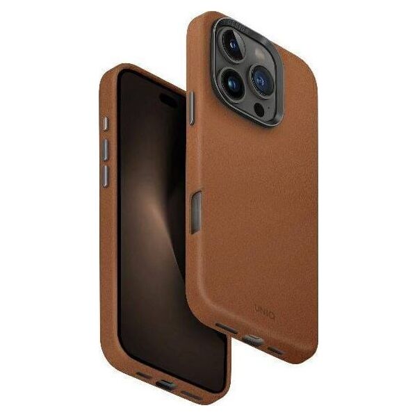 Uniq Etui UNIQ Lyden Apple iPhone 16 Pro Magclick Charging karmel/caramel