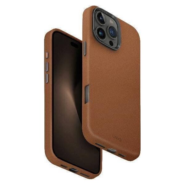 Uniq Etui UNIQ Lyden Apple iPhone 16 Pro Max Magclick Charging karmel/caramel