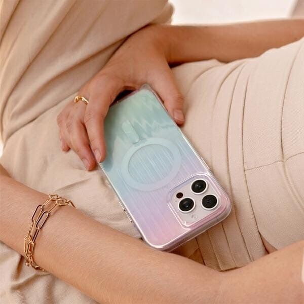 Uniq UNIQ case Coehl Linear iPhone 16 Pro 6.3" Magnetic Charging opal/iridescent