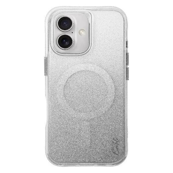 Uniq UNIQ case Coehl Lumino iPhone 16 6.1" Magnetic Charging silver/sparkling silver