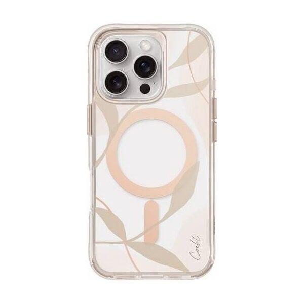 Uniq UNIQ Coehl Verdure iPhone 16 Pro 6.3" case Magnetic Charging spring blossom