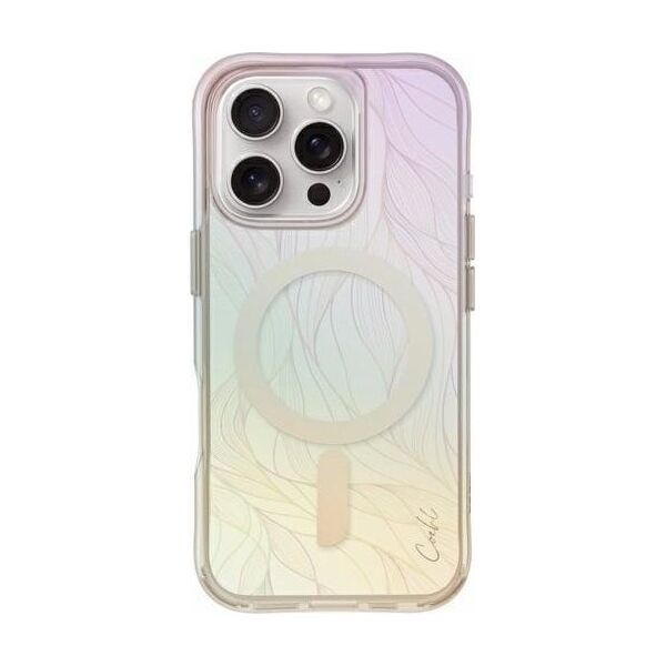 Uniq UNIQ case Coehl Willow iPhone 16 Pro 6.3" Magnetic Charging opal/iridescent
