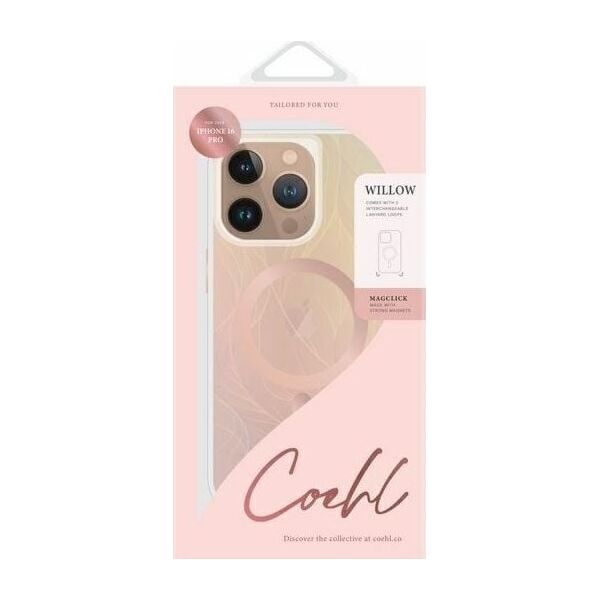 Uniq UNIQ case Coehl Willow iPhone 16 Pro 6.3" Magnetic Charging opal/iridescent