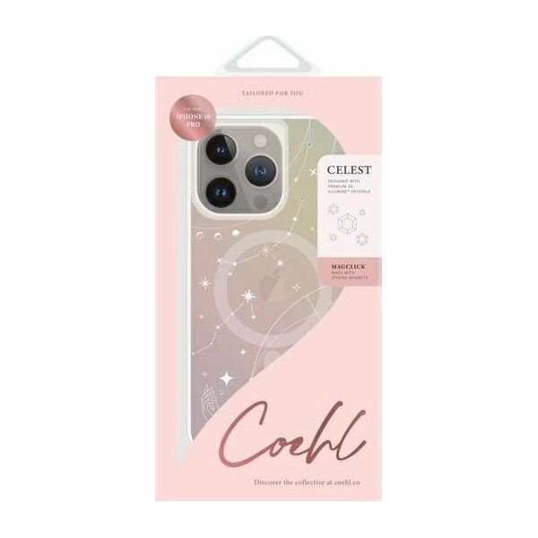Uniq UNIQ case Coehl Celest iPhone 16 Pro 6.3" Magnetic Charging opal/iridescent