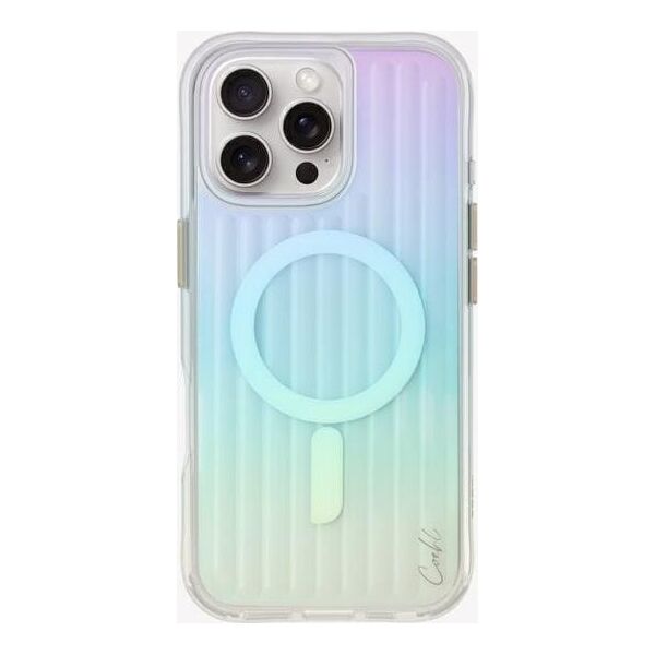 Uniq UNIQ case Coehl Linear iPhone 16 Pro Max 6.9" Magnetic Charging opal/iridescent