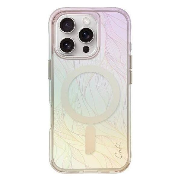 Uniq UNIQ case Coehl Willow iPhone 16 Pro Max 6.9" Magnetic Charging opal/iridescent