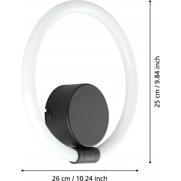 Kinkiet EGLO WALL LED LIGHT CARANACOA 900564 BL/WH