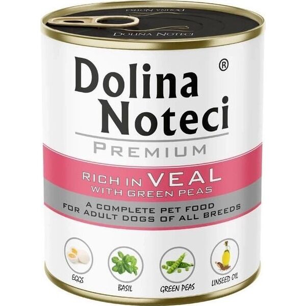Dolina Noteci Premium cielęcina z groszkiem 800g