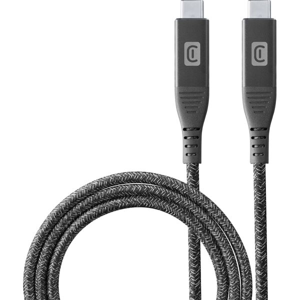 Kabel USB Cellular Line Cellularline 5A Fast Transfer Cable 1m USB Typ-C/ Typ-C Black
