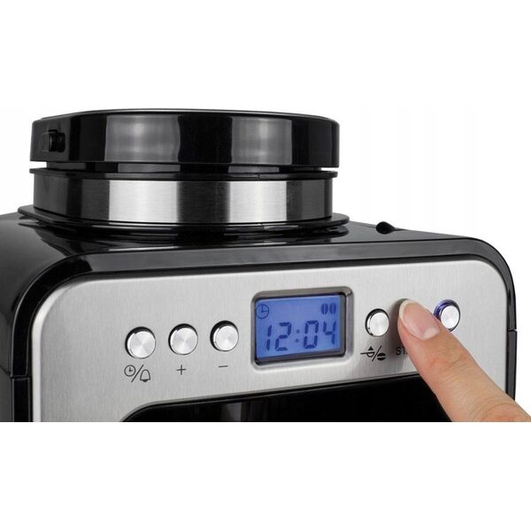 Caso Caso | Design Compact with Grinder | Slėgis Not applicable bar | Manual | 600 W | Juodas/Nerūdijantis plienas