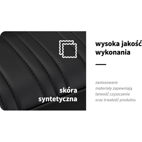 Activeshop Gabbiano fotel fryzjerski Acri złoto - czarny