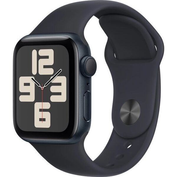 Smartwatch Apple Watch SE GPS 40mm Midnight Alu Sport S/M Czarny  (MXE73QF/A)