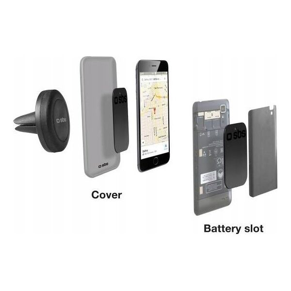 SBS Mobile SBS Lüftungsschlitz-Universalhalterung magnetisch schw