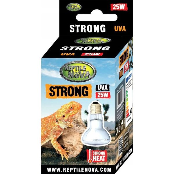 Aqua Nova AQUA NOVA ŻARÓWKA GRZEWCZA UVA REPTILE    STRONG 25W