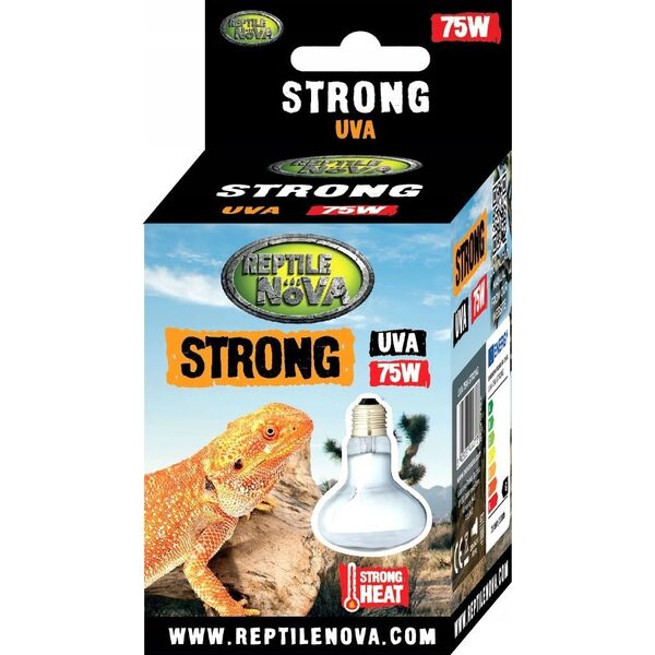 Aqua Nova AQUA NOVA ŻARÓWKA GRZEWCZA UVA REPTILE    STRONG 75W