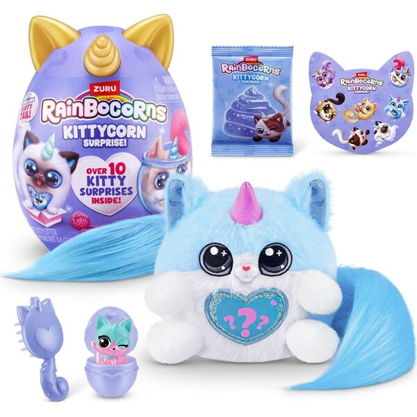 Figurka Zuru Rainbocorns Kittycorn Surprise S9 - surprise plush