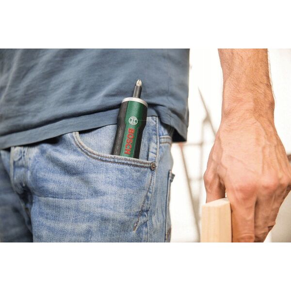 Bosch Bosch PushDrive, Power screwdriver, Straight handle, Green, 360 RPM, 2.5 N·m, 5 N·m