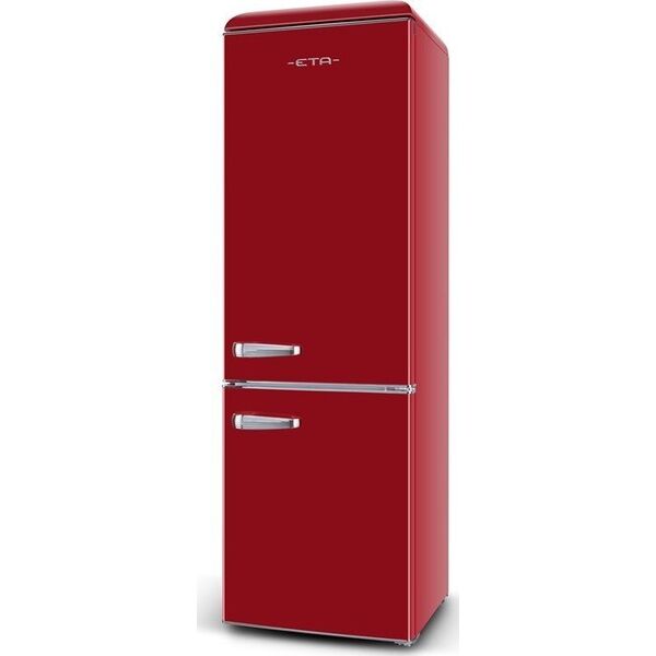 Lodówka Eta ETA | Šaldytuvas | ETA253190030E Storio retro | Energy efficiency class E | Free standing | Combi | Height 192 cm | Šaldytuvas net capacity 216 L | Šaldiklis net capacity 84 L | 41 dB | Raudona