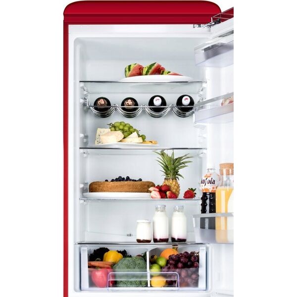 Lodówka Eta ETA | Šaldytuvas | ETA253190030E Storio retro | Energy efficiency class E | Free standing | Combi | Height 192 cm | Šaldytuvas net capacity 216 L | Šaldiklis net capacity 84 L | 41 dB | Raudona