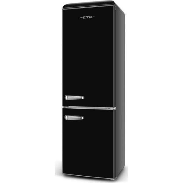 Lodówka Eta ETA | Šaldytuvas | ETA253290020E Storio retro | Energy efficiency class E | Free standing | Combi | Height 192 cm | Šaldytuvas net capacity 216 L | Šaldiklis net capacity 84 L | 41 dB | Juodas