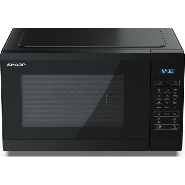 Kuchenka mikrofalowa Sharp Sharp | Microwave Oven with Grill | YC-MG252AE-B | Free standing | 25 L | 900 W | Grill | Black