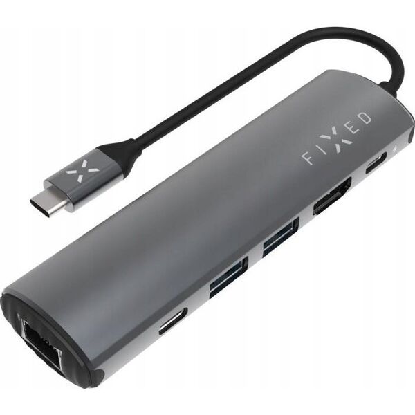 HUB USB Fixed Fixed | 6-port USB-C HUB Pro for laptops and tablets