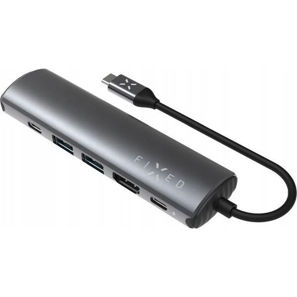 HUB USB Fixed Fixed | 6-port USB-C HUB Pro for laptops and tablets