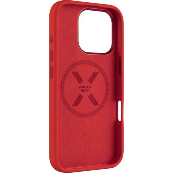 Fixed Fixed MagFlow | Back cover | Apple | iPhone 16 Pro | Liquid silicon | Red