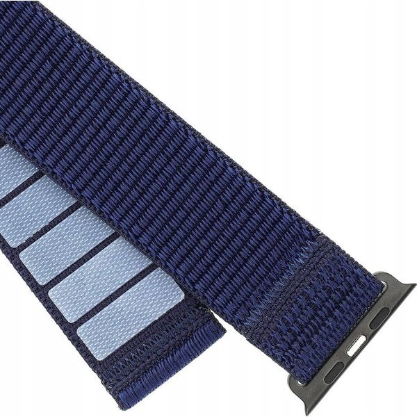 Fixed Fixed | Sporty Strap for Apple Watch Ultra 49mm | 160-210 mm | Dark Blue | Nylon