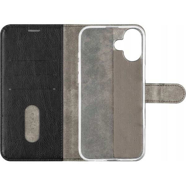 Fixed Fixed Opus | Book Case | Apple | iPhone 16 Plus | Leather | Black