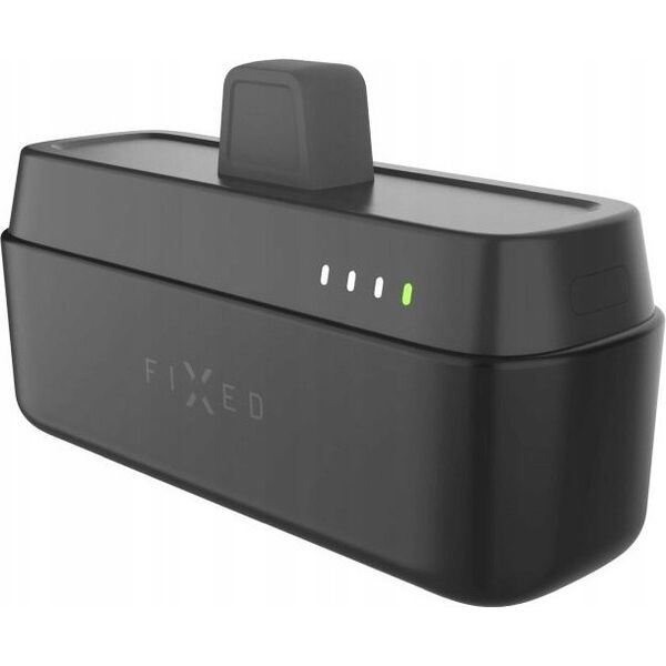 Powerbank Fixed Fixed | Zen 5 Plug-in Powerbank | FIXZEN-5PL-BK | 5000 mAh | USB-C: DC 5V/3A, 9V/2.22A, 12V/1.67A 20W MAX | Black