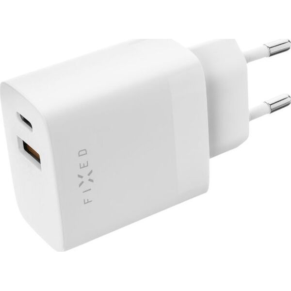 Ładowarka Fixed Fixed USB-C/USB Travel Charger 20W | FIXC20N-CU-WH