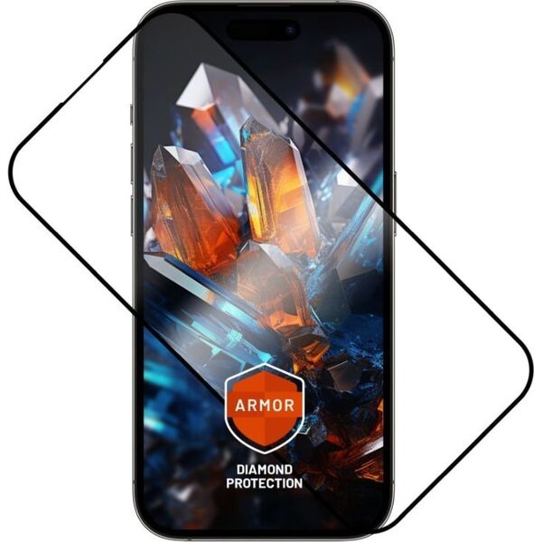 Fixed Fixed Armor | Screen protector | Apple | iPhone 15 Plus/iPhone16 Plus | Tempered glass | Black