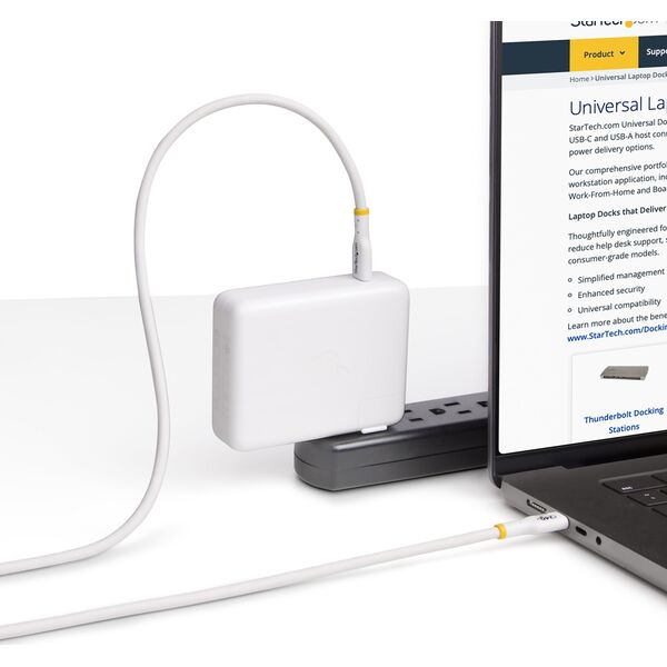 Kabel USB StarTech Cable StarTech USB-C Charging 240W 2m White