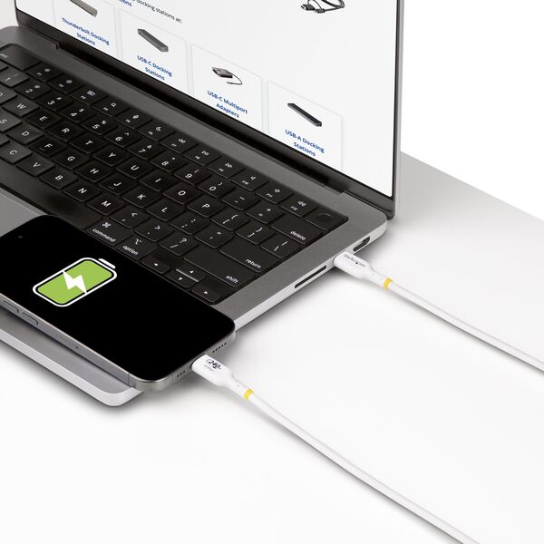 Kabel USB StarTech Cable StarTech USB-C Charging 240W 3m White