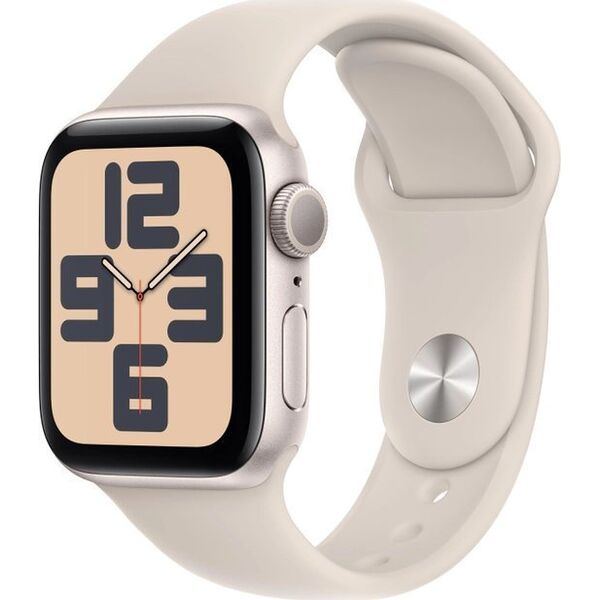 Smartwatch Apple Watch SE GPS 40mm Starlight Alu Sport S/M Beżowy  (MXEF3QF/A)