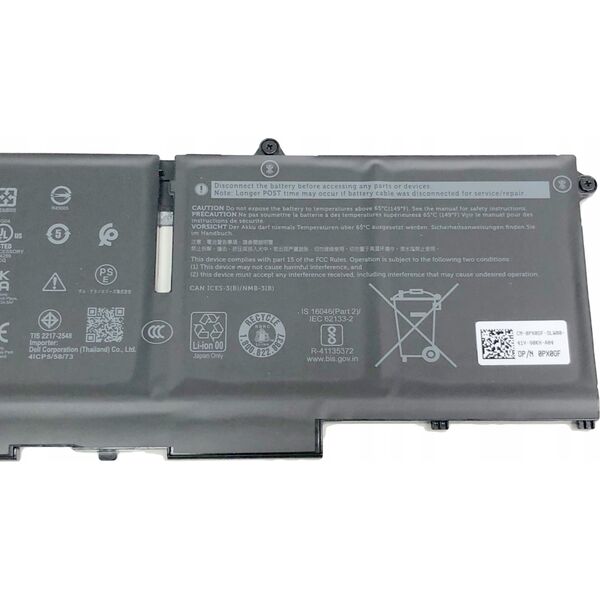 Bateria Dell 58Wh lithium-ion battery for