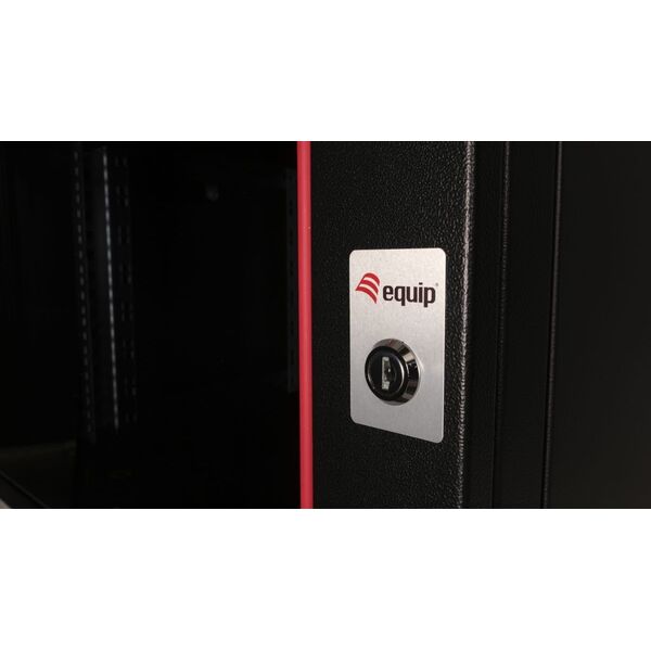 Szafa Equip Equip Serverschrank 19"  07U 600x450mm Glastür   schwarz