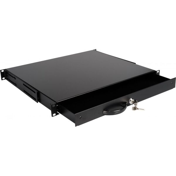 Equip Equip Schublade 19" für Serverschränke 1U, abschließbar sw